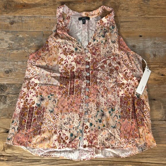 NWT Drew Annie Boho Sleeveless top - XS - Picture 4 of 10
